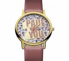 Pauls Boutique Ladies Pink Floral Watch