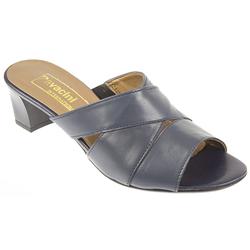 Pavacini Female Cad717 Leather Upper Comfort Small Sizes in Navy