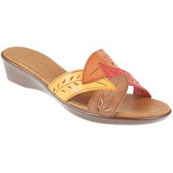 Pavacini Female Des958 Leather Upper Leather Lining Comfort Summer in Tan Multi