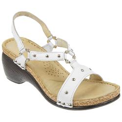 Female Kary708 Leather Upper Leather Lining Casual in White