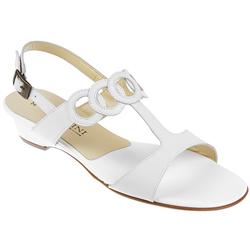 Pavacini Female Zod758 Leather Upper Leather Lining Comfort Sandals in White