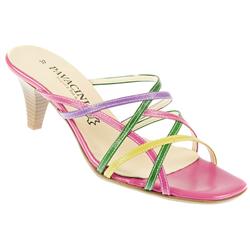 Pavacini Female Zod911 Leather Upper Leather/Other Lining Comfort Summer in Pink Multi, WHITE MULTI