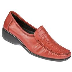 Female Helena Leather Upper Leather Lining Casual Shoes in Black, Navy, Red, Tan