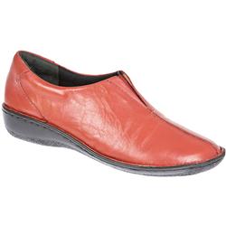 Pavers Comfort Female Henrietta Leather Upper Textile Lining Casual in Black, Brown, Red