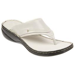 Pavers Comfort Female Jean502 Leather Upper Leather Lining Mules in White
