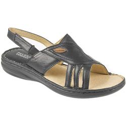 Pavers Comfort Female Kamp702 Leather Upper Leather Lining Casual in Black