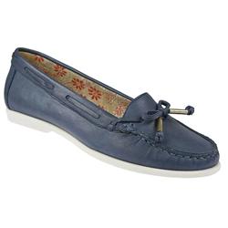 Female NAP1102 Leather Upper Leather Lining Casual Shoes in Blue, Coral, Off White, Purple