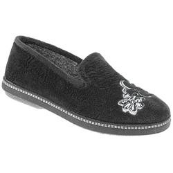 Pavers Comfort Female Relax801 Textile Upper Textile Lining Comfort House Mules and Slippers in Black