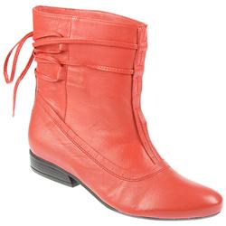 Female Asil814 Leather Upper Textile Lining Ankle in Red
