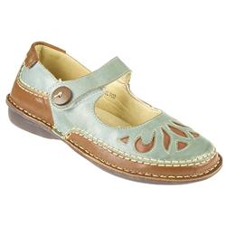 Pavers Female Avail902 Leather Upper Leather Lining Casual Shoes in Denim