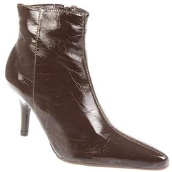 Female Brio801 Textile Lining Ankle in Brown Patent