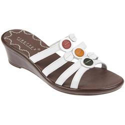 Pavers Female Clax701 Leather Upper Leather Lining Comfort Small Sizes in WHITE MULTI