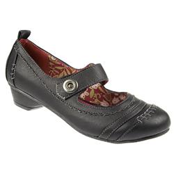 Pavers Female CORTIN1109 Leather/Textile Lining Casual Shoes in Black