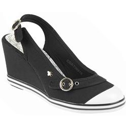 Pavers Female Cortin916 Textile Upper Leather/Textile Lining Casual Shoes in Black, White