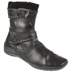 Female COTIN1005 Textile/Other Upper Leather/Textile Lining Casual Boots in Black