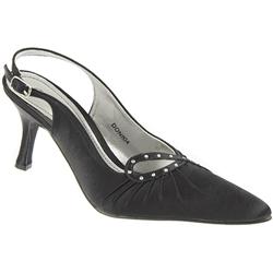 Pavers Female Don804 Textile Upper Comfort Party Store in Black Satin