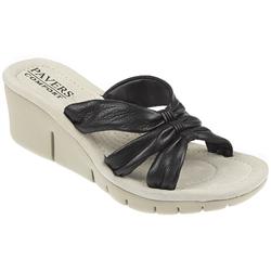 Pavers Female Earth709 Leather Upper Other/Leather Lining Comfort Summer in Black, Pewter