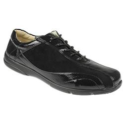 Pavers Female GUAN1100 Leather/Textile Lining Casual Shoes in Black, Bronze