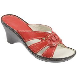 Pavers Female Jean503 Leather Upper Leather Lining Comfort Summer in Red
