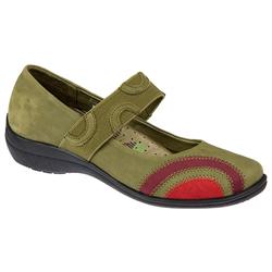 Pavers Female JIN1153 Leather Upper Leather Lining Casual Shoes in Black, Dark Blue, Khaki