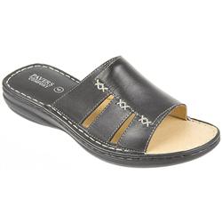 Pavers Female Kamp700 Leather Upper Leather Lining Comfort Summer in Black Leather