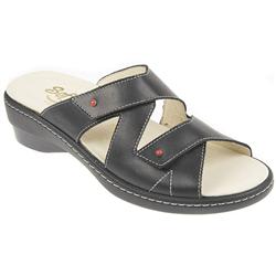 Pavers Female Kas754 Leather Upper Leather Lining Comfort Summer in Black, White