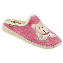 Female KOY1001 Textile Upper Textile Lining Comfort House Mules and Slippers in Pink