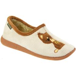 Pavers Female Koy800 Textile Upper Textile Lining Comfort House Mules and Slippers in Beige Multi, Burgundy Multi