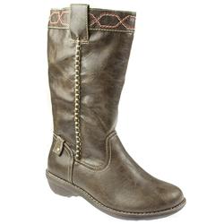 Female NOVI1014 Textile Lining Casual Boots in Brown