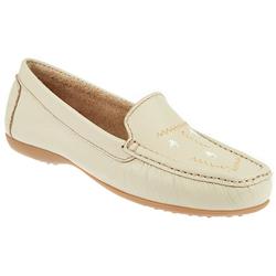 Pavers Female Star901 Leather Upper Leather Lining Casual Shoes in Beige, Navy, Red
