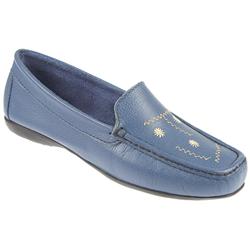 Pavers Female Star901 Leather Upper Leather Lining Casual Shoes in Navy