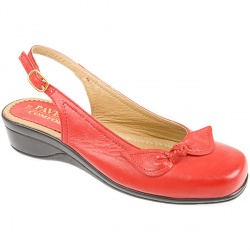 Female Stoc700 Leather Upper Leather Lining Casual in Red