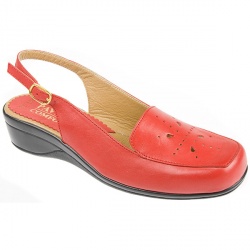 Female Stoc701 Leather Upper Leather Lining Casual in Red