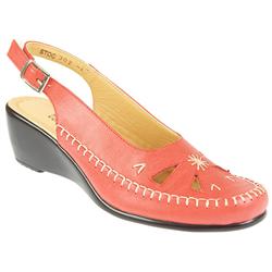 Pavers Female Stoc902 Leather Upper Leather Lining Casual in Red