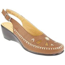 Pavers Female Stoc902 Leather Upper Leather Lining Casual Sandals in Taupe