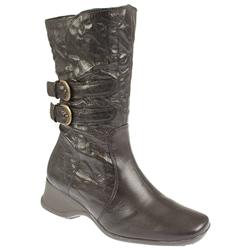 Female YORK1015 Leather Upper Textile Lining Casual Boots in Brown