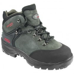 Pavers Mens Ir106 Leather textile Upper Textile Lining Boots in Grey
