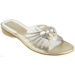 Female Wong701 Leather Upper Leather Lining Comfort Summer in Gold Multi