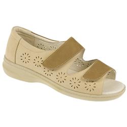 Pavers wide Womens Alexis Leather Upper Leather Lining Casual in Beige Multi, Navy