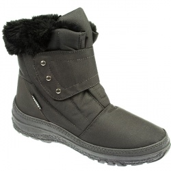Womens Hilary Textile Upper Textile Lining Boots in Black