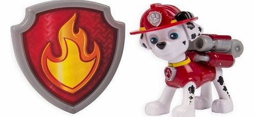 Paw Patrol Action Pack Pup amp; Badge - Marshall