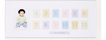 Pearhead Photo Time Frame, White