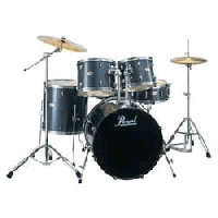 Pearl Forum Drum Kit- Carbon Black