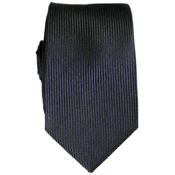 Navy Vertical Stripe Tie by