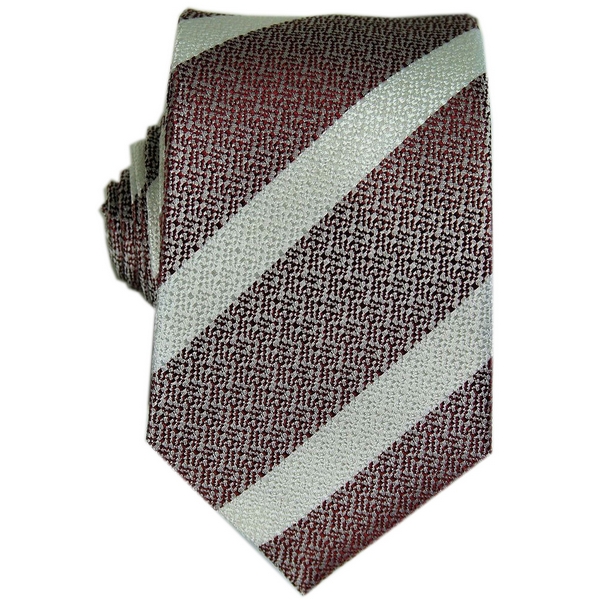 Red / White Stripe Tie by