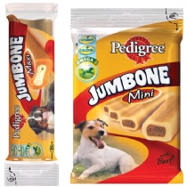 Dog Treats Jumbone Small Beef - 4 Sticks