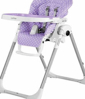 PEG PEREGO Foldable Highchair Prima Pappa Zero3 Babydot Lilac