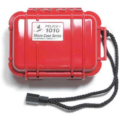 Peli 1010 Microcase Red with Black Liner