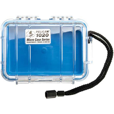 Peli 1020 Microcase Clear with Red Liner