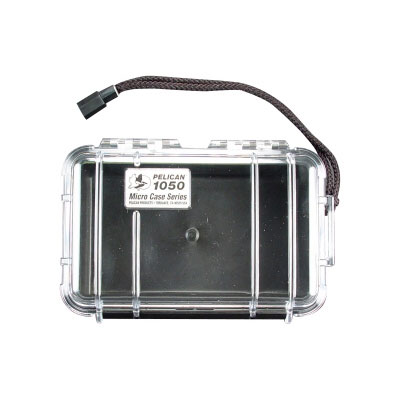 Peli 1050 Microcase Clear with Black Liner
